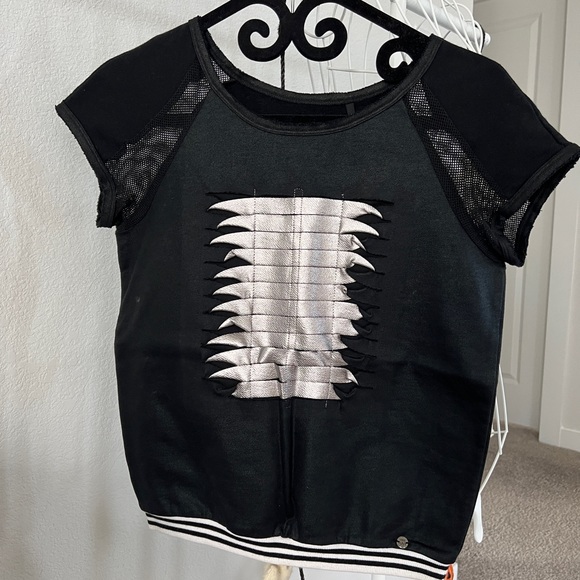 In perfect condition, an elegant T-shirt from the French brand IKKS in Small - Picture 1 of 10